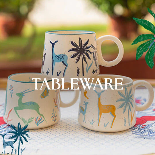 A collection of beautifully crafted tableware items.